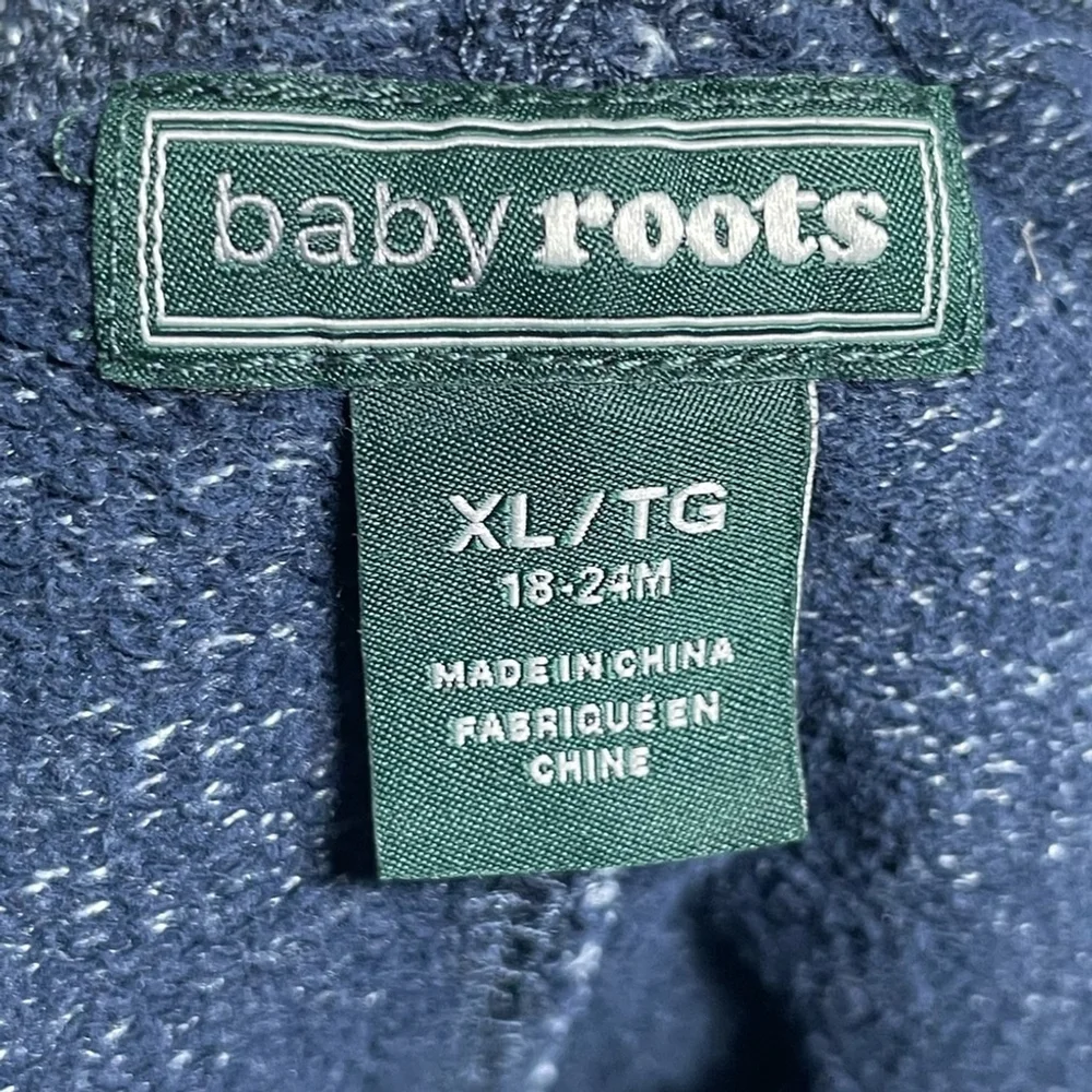 Roots 18-24m Joggers Blue Kids Toddler Baby Boy Neutral Pants Cotton Pull On 18m - Picture 8 of 9